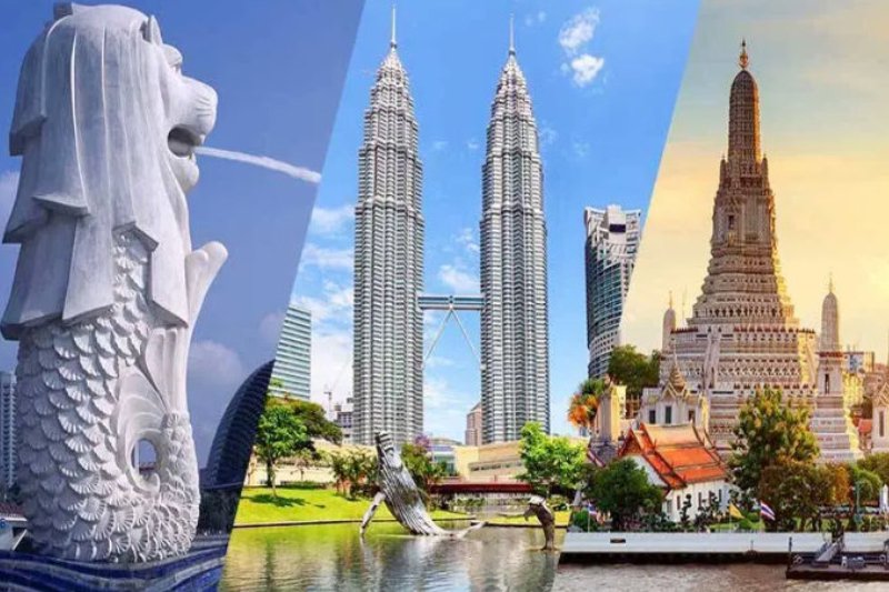 Singapore and Malaysia